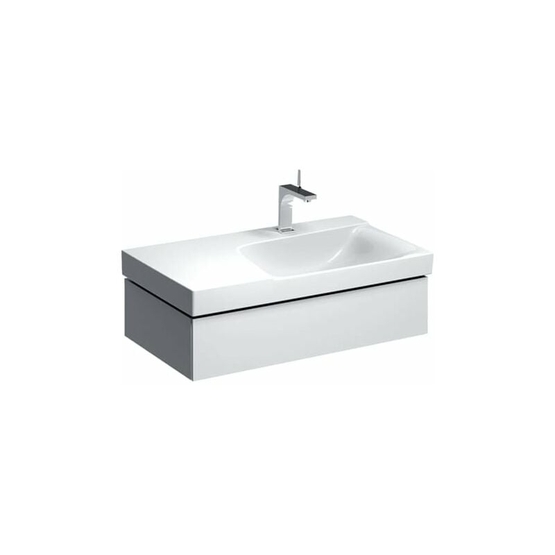 

Keramag - Módulo lavabo Xeno 2 con sifón a la derecha 807490 880x220x462mm, blanco, lacado brillante - 807490000