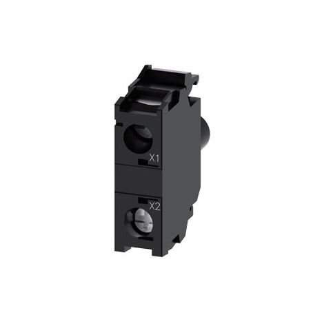 Modulo LED con LED integrato 110 V AC, giallo, morsetto a vite, per montaggio su piastra frontale