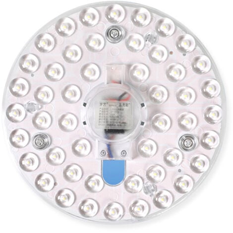 UGREAT Módulo LED de 24 W para techo con imanes, panel de luz LED circular para ventilador de techo, luz blanca fría de 6500 K, módulo de luz LED circular de 220 V para techo, sala de estar, dormitorio, pasi