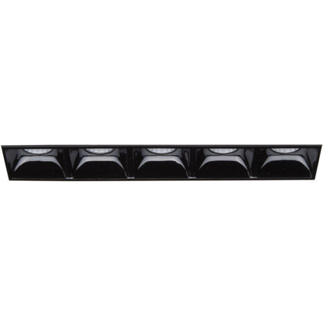 Modulo Lika Alluminio Nero Led 12W 3000K Luce Calda