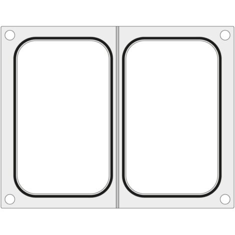 Modulo matrice per macchina sigillatrice Hendi per contenitori a due vaschette 178x113 mm - Hendi 805589