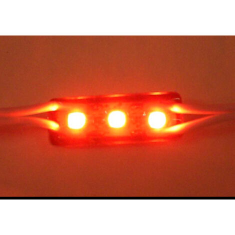 Modulo Mattone LED 3 SMD Rosso Per Personalizzare Insegna a Led