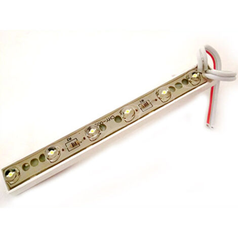Modulo Mattone LED 6 LED Superflux Bianco 12V Impermeabile