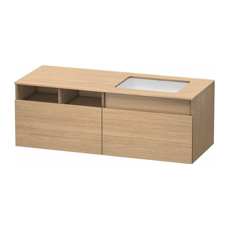

Duravit - Mueble bajo lavabo 550x1400x500m DURASTYLE con corte recto en roble