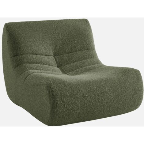 Módulo para sofá modular en tejido efecto alpaca, 1 plaza