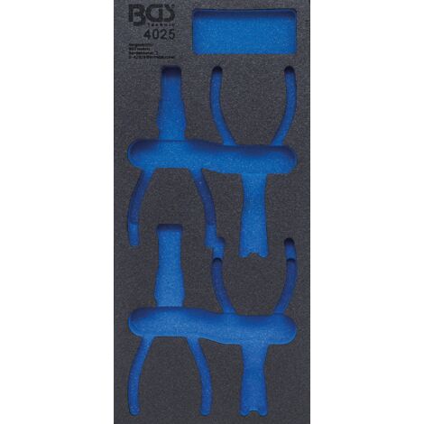 Modulo per carrelli portautensili 1/3  vuoto  per 4025