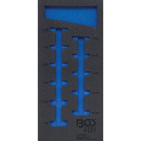 Modulo per carrelli portautensili 1/3  vuoto  per 4121