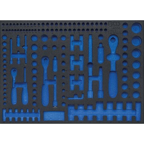 BGS TECHNIC Modulo per carrelli portautensili 3/3 vuoto per 4036