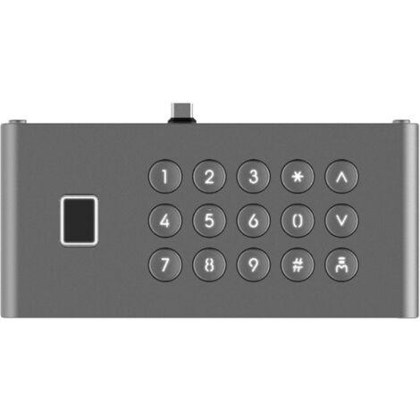 Módulo periférico - Añade teclado físico - Conexión USB - Apertura con huella y PIN - Apto para exterior IP65 - Compatible con DS-KD9633