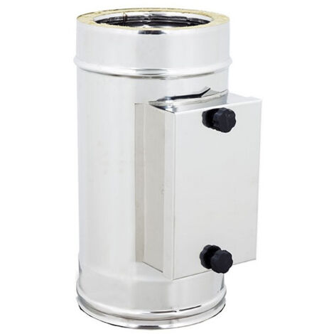 Modulo raccolta incombusti inox doppia parete di 150 - de 200 mm