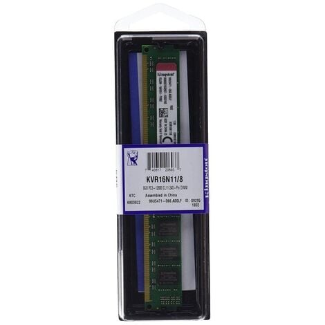 Modulo Ram Ddr3 8Gb 1600Mhz Kingston Retail