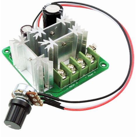 Modulo regolatore di velocità del motore continuo PWM da 6 V a 90 V, 15 A, 16 kHz, supporto PLC