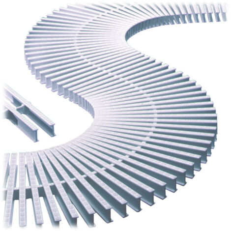 Módulo rejilla para curvas reversible 35x195mm Astralpool