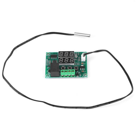 Modulo relè sensore di temperatura digitale da 12 V CC con doppio display LED e interruttore termostatico
