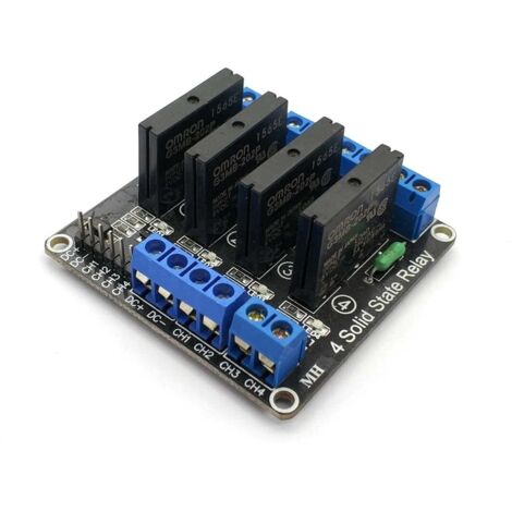 Modulo relè SSR a stato solido a 4 canali e 5 V con trigger di basso livello