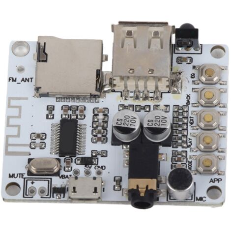 Modulo ricevitore audio wireless Bluetooth 4.1, scheda di circuito amplificatore per altoparlanti per auto senza perdita di dati