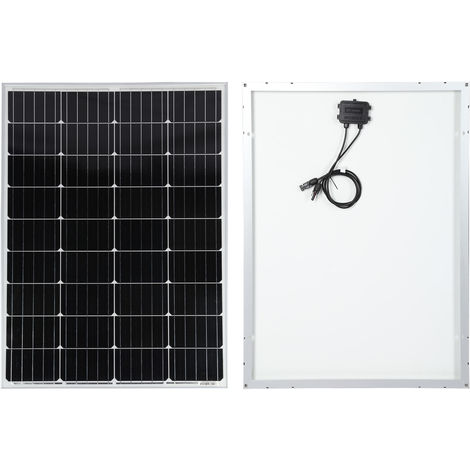 Módulo solar 165W con células monocristalinas 18V 1480x680mm Panel solar fotovoltaico Energía solar