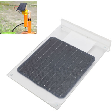 Módulo solar monocristalino de 6 W: material didáctico fotovoltaico para aprender sobre energía verde.