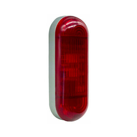 Semaforo led rosso red 12/24v segnalazione blocco varchi porte accessi  ingressi