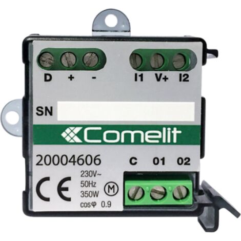 Modulo tapparelle domotico con 2 ingressi e 2 uscite Comelit 20004606