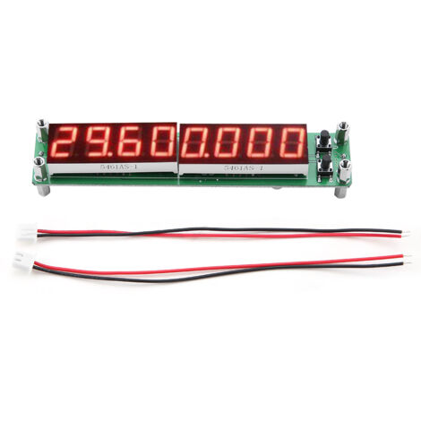 Modulo tester misuratore di frequenza del segnale RF PLJ8LEDH 0,11000 MHz (retroilluminazione rossa)