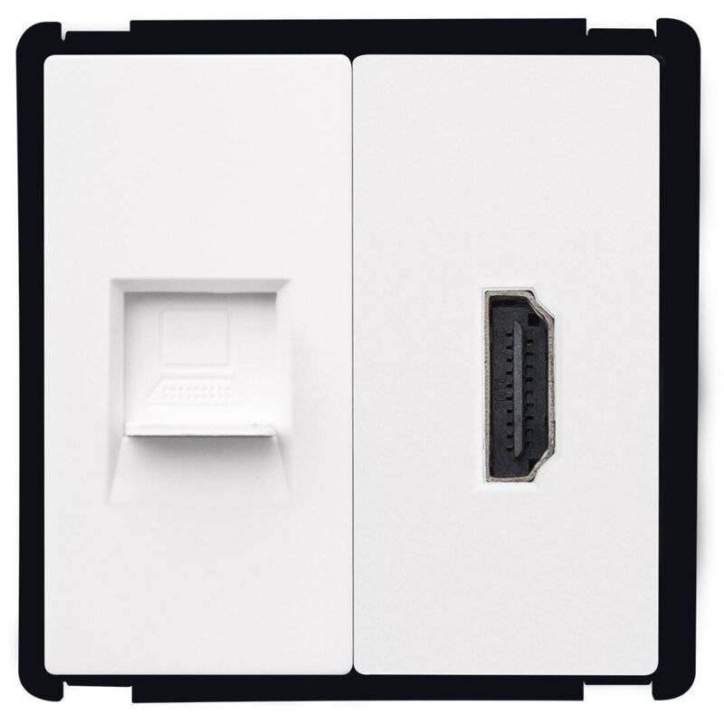 

Módulo Toma HDMI+Internet Modern Blanco - Blanco