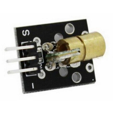 Modulo Transmisor LASER 5V Rojo 650 nm 5mW 6mm Diodo Arduino