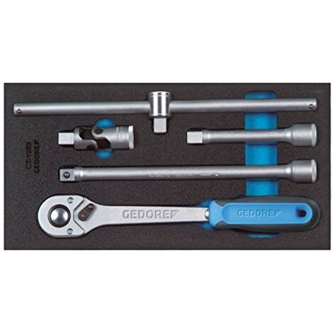 Modulo utensile 1500 ct1-1993 T 5 pezzi Modulo 1/3 Gedore