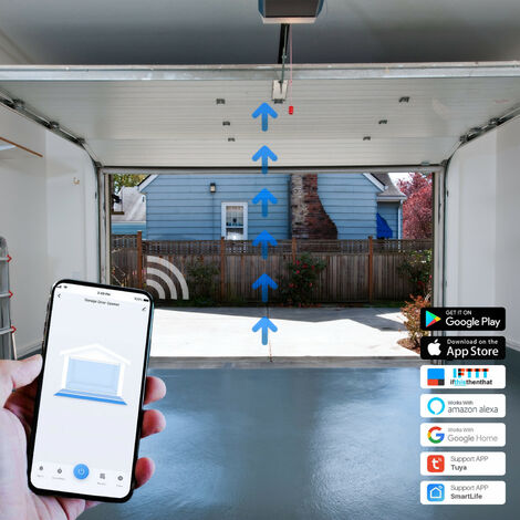 Módulo WiFi Apertura de Puertas de Garaje Negro - Negro