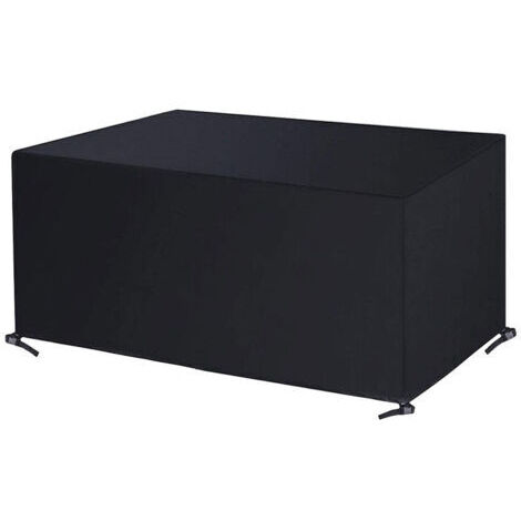 Möbelabdeckung, 240x140x90cm rechteckige Outdoor-Sofahülle, wasserdichte Gartenbankabdeckung, 420D Oxford-Gewebe UV-Schutz Staubschutz für Tischabdeckung, Gartensofaabdeckung