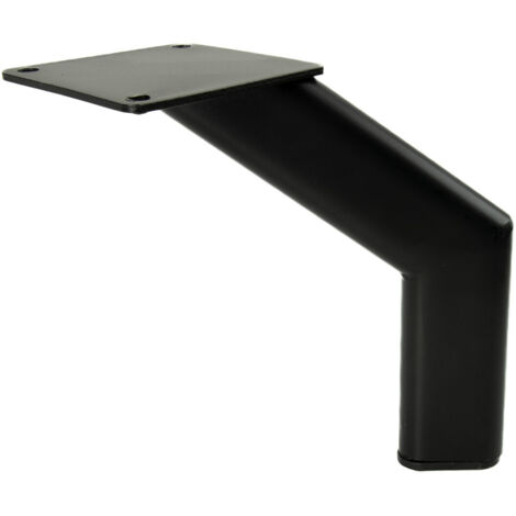 Möbelfuß Loft, schwarz matt, Höhe 12 cm, für Sofas und Ecksofas