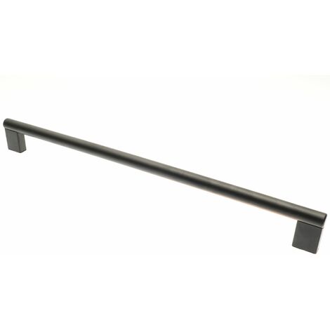 LIVINGPOINT24 320mm, Küchengriff schwarz matt, Griffstange Ø 12mm