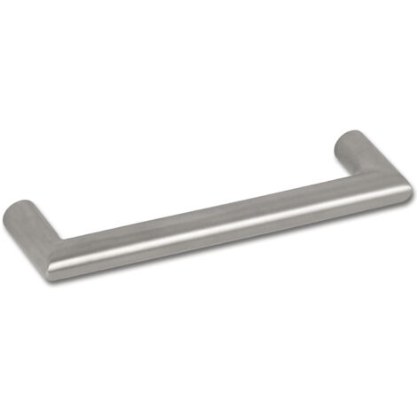 Möbelgriff Ezio Schubladengriff 192 x 205 mm Griff Edelstahl gebürstet