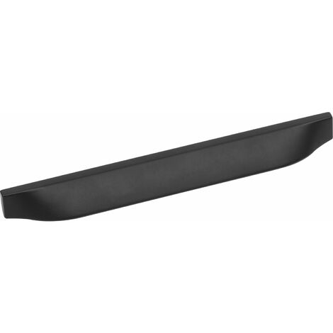 Möbelgriff Kito Breite 190 mm, Zinkdruckguss schwarz matt