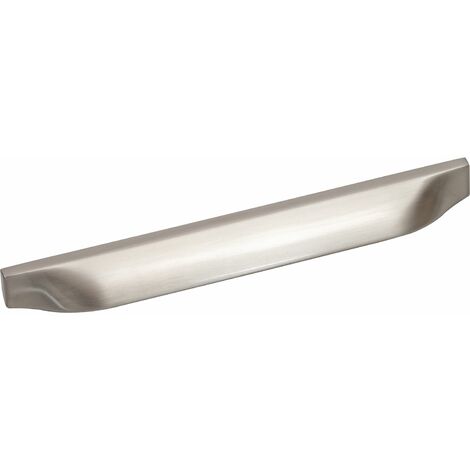 Möbelgriff Kito Breite 190 mm, Zinkdruckguss vernickelt feingeschliffen