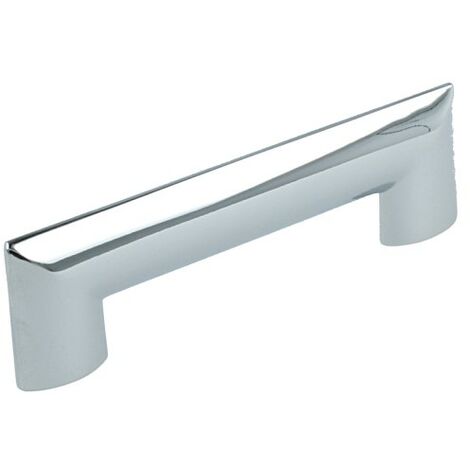 Möbelgriff Kommodengriff Chrom glänzend Lochabstand 64mm Designgriff aus Metall