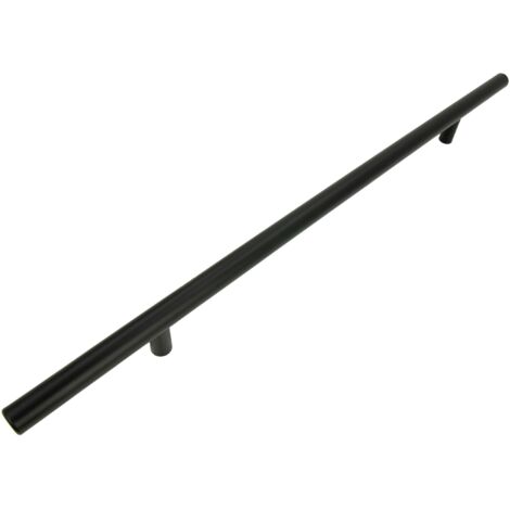 Möbelgriff Reling 256 mm schwarz
