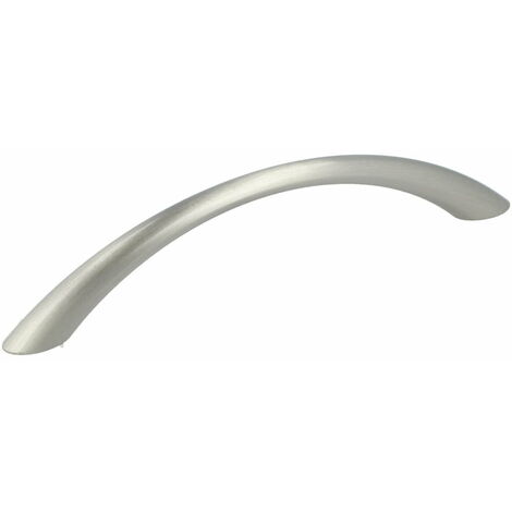 Möbelgriff Schubladengriff Küchengriff Griff Lochabstand 96mm Vernickelt