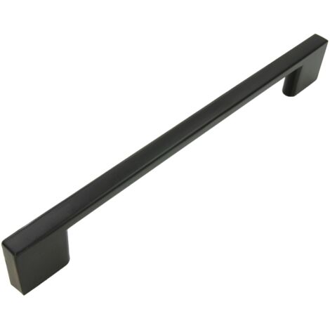 Möbelgriff schwarz 160 mm Metall