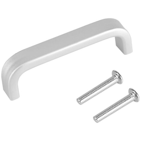 Möbelgriff, Stangengriff aus Aluminiumlegierung für Schranktüren mit Schrauben, Griff für Möbel, Schränke, Schubladen, Türen usw. (64 mm)