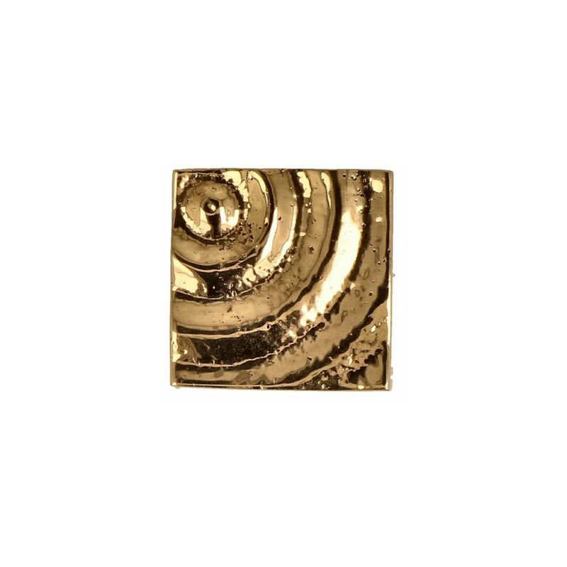 Möbelknopf 30mm Bronze natur poliert (RBP) Rü - Aqua