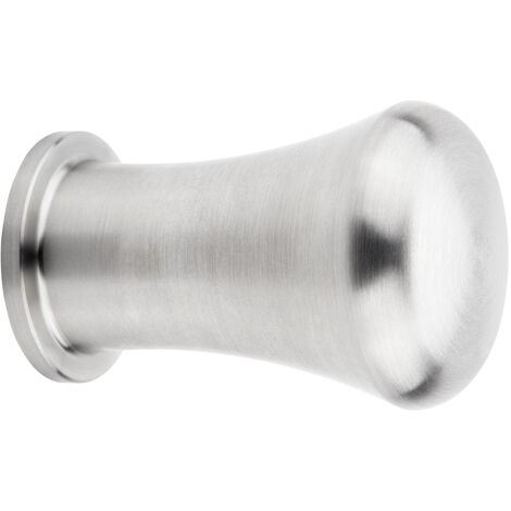 Möbelknopf DUNDEE Ø 20 mm Höhe 16 mm Edelstahl gebürstet Schubladenknopf Knaufgriff