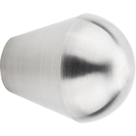 Möbelknopf DURHAM Ø 20 mm Höhe 32 mm Edelstahl gebürstet Griff Schrankgriff