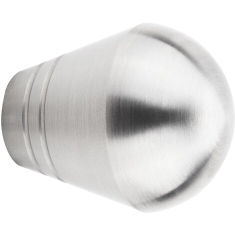 Möbelknopf EDINBURGH Ø 15 mm Höhe 30 mm Edelstahl gebürstet Edelstahlgriff Schubladenknopf