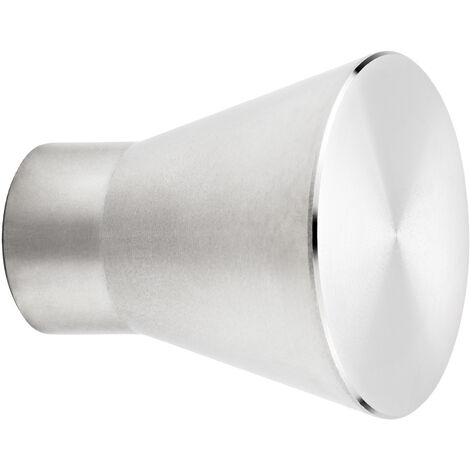 Möbelknopf ESHER Ø 30 mm Höhe 32 mm Edelstahl gebürstet Schubladengriff Knopfgriffe