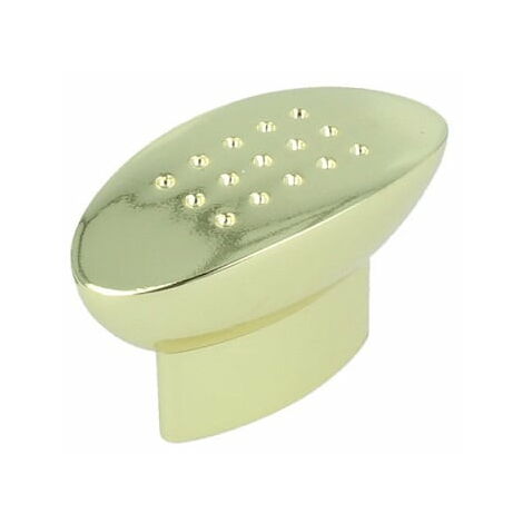 Möbelknopf Möbelgriff Gold glänzend Breite 43mm Schubladenknopf Kommodenknopf