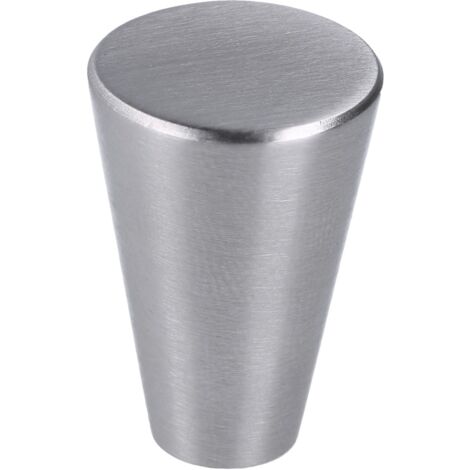 Möbelknopf Schubladenknopf Edelstahl konischer Kommodenknopf 26 x 18mm Knopf