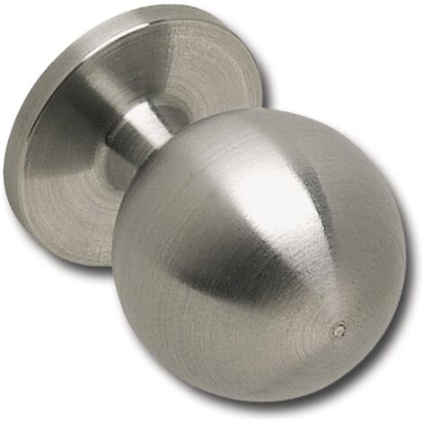 Möbelknopf Sirius ø 15 mm Möbelknauf Tiefe 21 mm Türknopf Edelstahl gebürstet