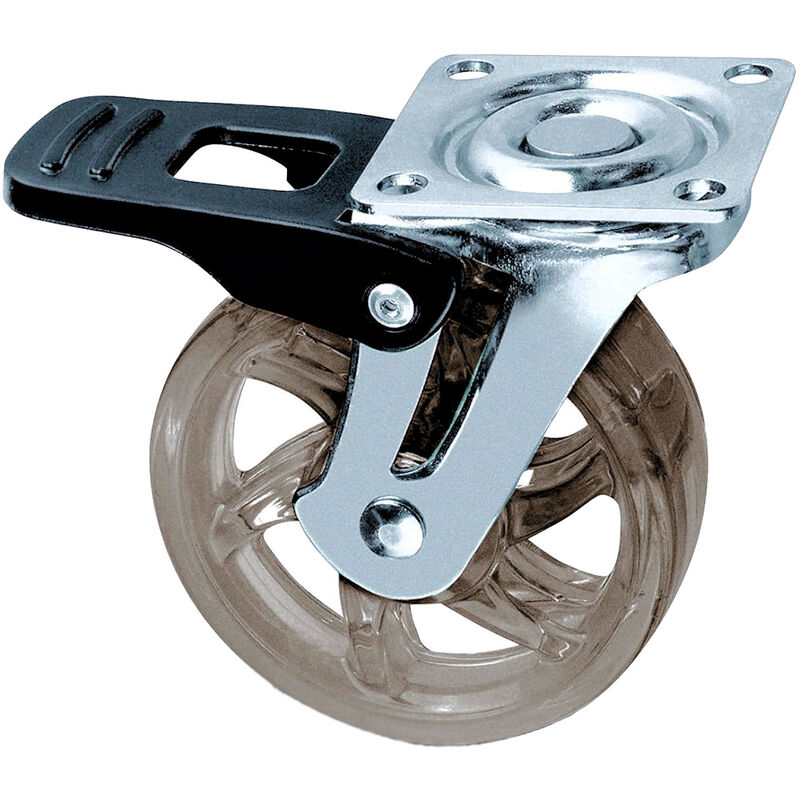 So-Tech Möbelrolle Shift Ø 75 Mm Braun Mit Bremse