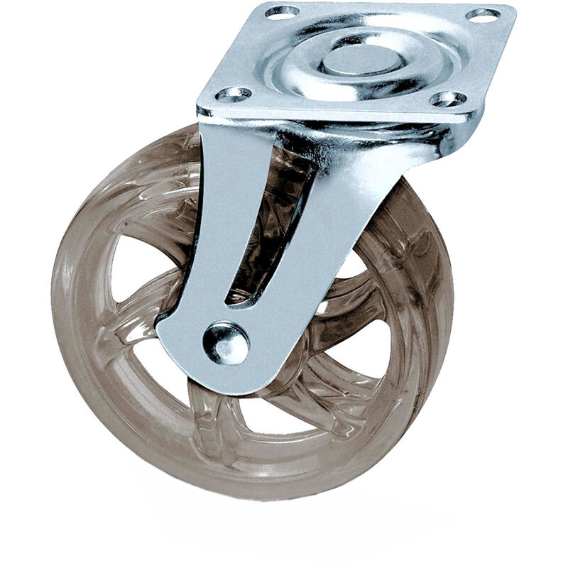 So-Tech 4er Pack - Möbelrolle Shift Ø 75 Mm Braun Ohne Bremse